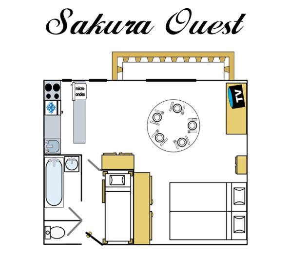 Residence Studio Sakura Валь-д'Ізер Номер фото